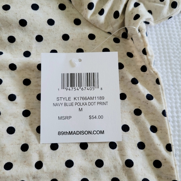 89th + Madison Polka Dot Top - NWT - Picture 12 of 12